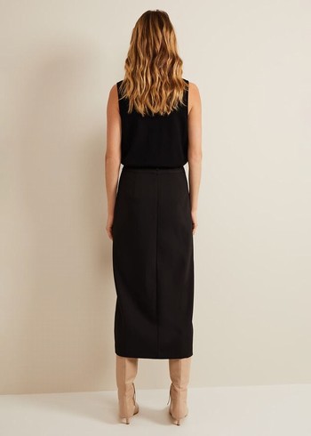 Phase Eight Brynn Skirts Black Canada | OEHBXR-176